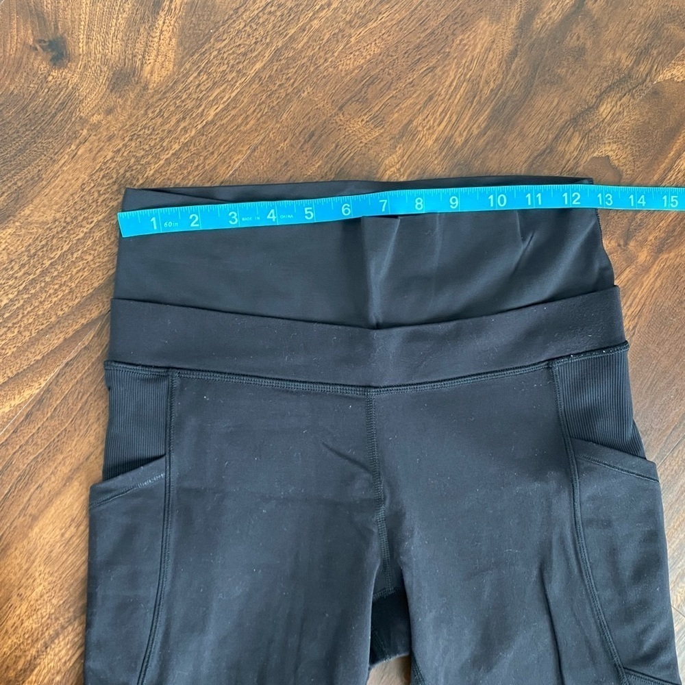 Lululemon En Route Crop Black Size 4-6 - Picture 8 of 9